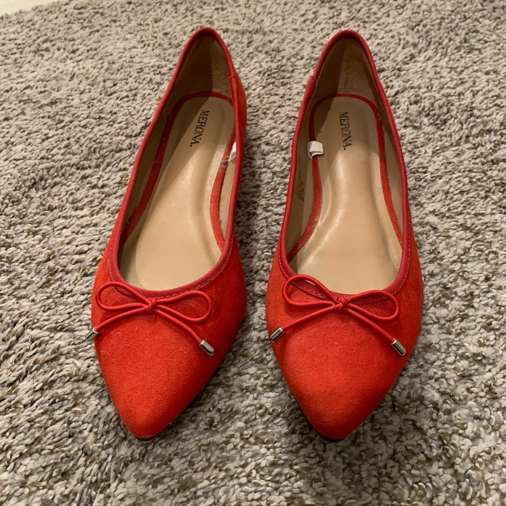 Merona Red Flats
